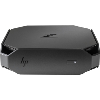 Picture of HP Z2 Mini G3 Workstation - 1 x Intel Xeon Quad-core (4 Core) E3-1245 v6 3.70 GHz - 16 GB DDR4 SDRAM RAM - 500 GB HDD - Mini PC - Space Gray, Black Chrome Accent