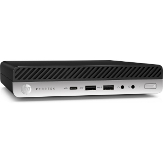 Picture of HP Business Desktop ProDesk 600 G4 Desktop Computer - Intel Core i5 i5-8500T Hexa-core (6 Core) 2.10 GHz - 16 GB RAM DDR4 SDRAM - 256 GB SSD - Desktop Mini