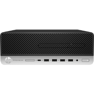 Picture of HP Business Desktop ProDesk 600 G5 Desktop Computer - Intel Core i3 9th Gen i3-9100 3.60 GHz - 4 GB RAM DDR4 SDRAM - 256 GB SSD - Small Form Factor