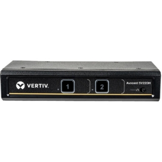 Picture of Vertiv Avocent SV200 Desktop KVM Switch | 2 Port | HDMI (SV220H-001)