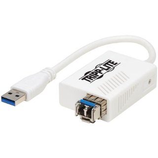 Picture of Tripp Lite USB SMF Fiber Transceiver Ethernet Adapter 10/100/1000Mbps LC