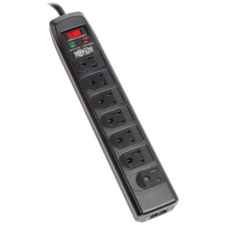 Picture of Tripp Lite Surge Protector Power Strip 120V 7 Outlet RJ11 6' Cord 1440 Joule