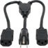 Picture of Tripp Lite C14 to C13 Splitter PDU Style C14 Male to 2x C13 Female 10A 18in