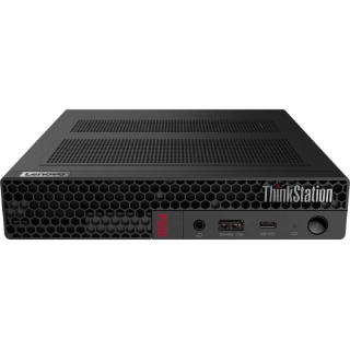 Picture of Lenovo ThinkStation P350 30EF003KUS Workstation - 1 x Intel Core i5 Hexa-core (6 Core) i5-11500T 11th Gen 1.50 GHz - 16 GB DDR4 SDRAM RAM - 512 GB SSD - Tiny - Black