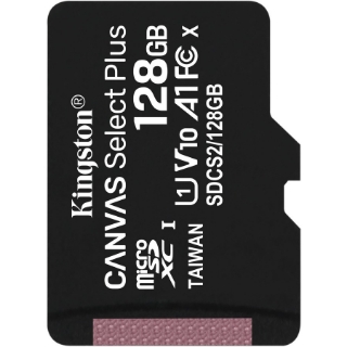 Picture of Kingston Canvas Select Plus 128 GB Class 10/UHS-I (U1) microSDXC - 1 Pack