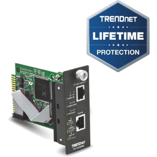 Picture of TRENDnet SNMP Management Module for TFC-1600; Supports Port Based Management; Real Time Monitoring; Converter Speed; Link Activity; Duplex Status; Gigabit Port; Lifetime Protection; TFC-1600MM