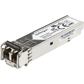 Picture of StarTech.com Juniper RX-FXSM-SFP Compatible SFP Module - 100BASE-LX - 100Mb SFP 100MbE Single Mode Fiber SMF Optic Transceiver 10km DDM