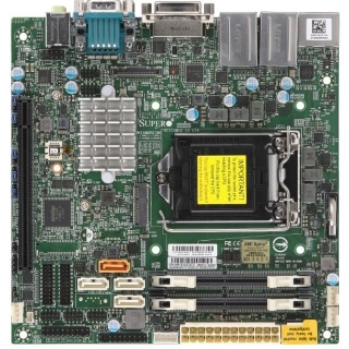 Picture of Supermicro X11SCV-L Desktop Motherboard - Intel H310 Chipset - Socket H4 LGA-1151 - Mini ITX