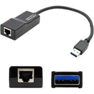 Picture of AddOn 5-Pack of USB 3.0 (A) Male to RJ-45 Female Gray & Black Adapters