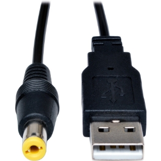 Picture of Tripp Lite 3ft USB to Type M Barrel 5V DC Power Cable Cord USB 2.0