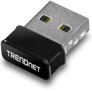 Picture of TRENDnet Micro AC1200 Wireless USB Adapter, Dual Band Support For 2.4GHz And 5GHz, WiFi AC1200 MU-MIMO Adapter, WPA2 Encrpytion, Easy Setup, Supports Windows And Mac, Black, TEW-808UBM