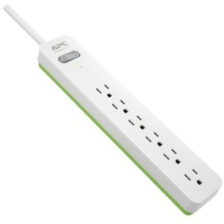 Picture of APC by Schneider Electric Essential SurgeArrest PE66W, 6 Outlets, 6 Foot Cord, 120V, White