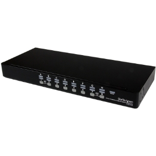 Picture of StarTech.com 16 Port 1U Rackmount USB PS/2 KVM Switch with OSD