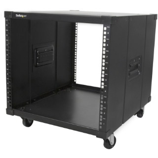 Picture of StarTech.com Portable Server Rack with Handles - Rolling Cabinet - 9U