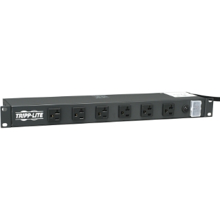 Picture of Tripp Lite Power Strip Rackmount Metal 120V 5-20R 12 Outlet 15' Cord 1URM