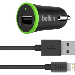 Picture of Belkin BOOST&uarr;UP Car Charger with ChargeSync Cable(12 watt/2.4 Amp)