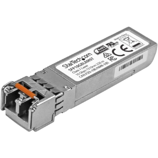 Picture of StarTech.com MSA Uncoded SFP+ Module - 10GBASE-LRM - 10GE Gigabit Ethernet SFP+ 10GbE Multi Mode Fiber (MMF) Optic Transceiver - 200m DDM