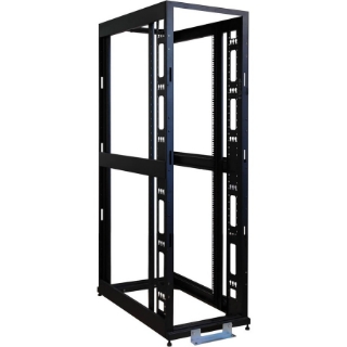Picture of Tripp Lite 45U 4-Post Open Frame Rack Cabinet Square Hole Heavy Duty Caster