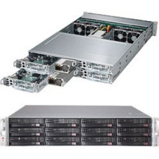 Picture of Supermicro SuperServer 6028TP-HTTR Barebone System - 2U Rack-mountable - Socket LGA 2011-v3 - 2 x Processor Support