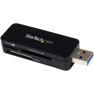 Picture of Star Tech.com USB 3.0 External Flash Multi Media Memory Card Reader - SDHC MicroSD