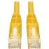 Picture of Tripp Lite 7ft Cat6 Gigabit Snagless Molded Patch Cable RJ45 M/M Yellow 7'