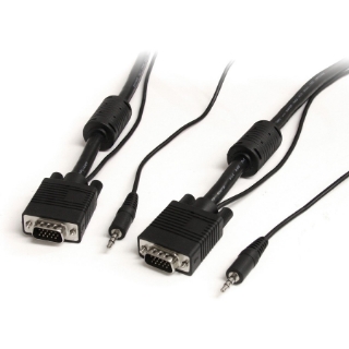 Picture of StarTech.com 50 ft Coax High Resolution Monitor VGA Cable with Audio HD15 M/M