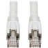 Picture of Tripp Lite Cat8 Patch Cable 25G/40G Certified Snagless M/M PoE White 50ft