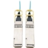 Picture of Tripp Lite QSFP28 to QSFP28 Active Optical Cable - 100GbE, AOC, M/M, Aqua, 3 m (9.8 ft.)