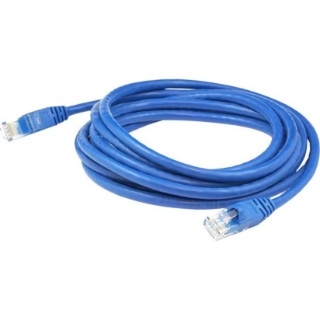Picture of AddOn 24ft RJ-45 (Male) to RJ-45 (Male) Blue Cat6A UTP PVC Copper Patch Cable