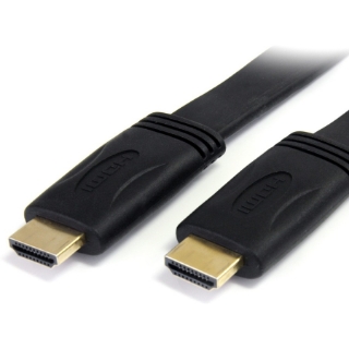 Picture of StarTech.com 6 ft Flat High Speed HDMI Cable with Ethernet - Ultra HD 4k x 2k HDMI Cable - HDMI to HDMI M/M