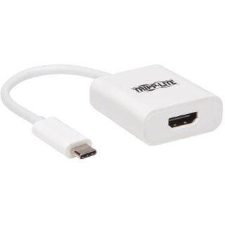 Picture of Tripp Lite USB C to HDMI Adapter Converter 4K @ 60Hz HDR M/F USB 3.1 White