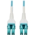 Picture of Tripp Lite Fiber Cable 100G MMF Duplex 50/125 OM4 LC/LC Armored Aqua 30M