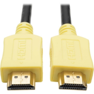 Picture of Tripp Lite 6ft Hi-Speed HDMI Cable Digital A/V UHD HDMI 4Kx2K M/M Yellow 6'