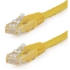 Picture of StarTech.com 1ft CAT6 Ethernet Cable - Yellow Molded Gigabit - 100W PoE UTP 650MHz - Category 6 Patch Cord UL Certified Wiring/TIA