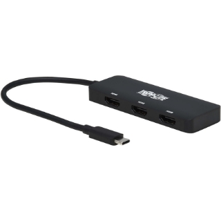 Picture of Tripp Lite U444-3H-MST USB-C Adapter, Triple Display, Black