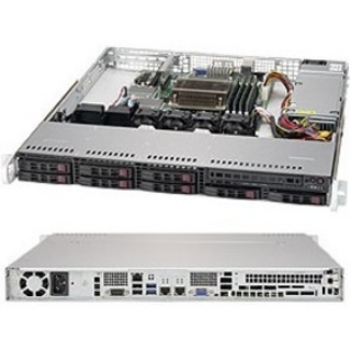 Picture of Supermicro SuperServer 1019S-MC0T Barebone System - 1U Rack-mountable - Socket H4 LGA-1151 - 1 x Processor Support