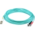 Picture of AddOn 35m LC (Male) to ST (Male) Straight Aqua OM4 Duplex Plenum Fiber Patch Cable