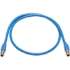Picture of Tripp Lite NM12-6A1-01M-BL M12 X-Code Cat6a 10G Ethernet Cable, M/M, Blue, 1 m (3.3 ft.)