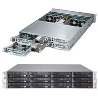 Picture of Supermicro SuperServer 6028TP-HC0FR Barebone System - 2U Rack-mountable - Socket LGA 2011-v3 - 2 x Processor Support