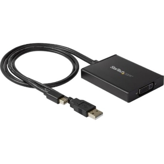 Picture of StarTech.com Mini DisplayPort to Dual-Link DVI Adapter - Dual-Link Connectivity - USB Powered - DVI Active Display Converter - Compatible with Windows & Mac