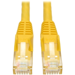 Picture of Tripp Lite 4ft Cat6 Gigabit Snagless Molded Patch Cable RJ45 M/M Yellow 4'