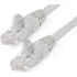 Picture of StarTech.com 25ft (7.6m) CAT6 Ethernet Cable, LSZH (Low Smoke Zero Halogen) 10 GbE Snagless 100W PoE UTP RJ45 Gray Network Patch Cord, ETL