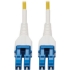 Picture of Tripp Lite Fiber Cable 100G SMF Duplex 9/125 OS2 LC/LC Armored Yellow 50M