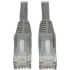 Picture of Tripp Lite 50ft Cat6 Gigabit Snagless Molded Patch Cable RJ45 M/M Gray 50'