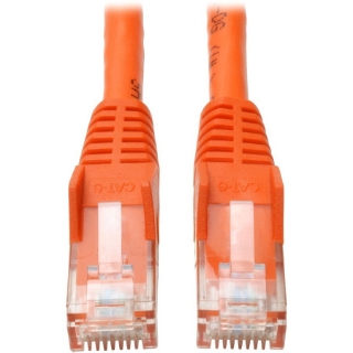 Picture of Tripp Lite 14ft Cat6 Gigabit Snagless Molded Patch Cable RJ45 M/M Orange 14'