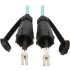 Picture of Tripp Lite 10Gb Duplex Multimode 50/125 OM3 Fiber Patch Cable, Aqua, 10M