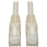 Picture of Tripp Lite 20ft Cat6 Gigabit Snagless Molded Patch Cable RJ45 M/M White 20'