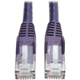 Picture of Tripp Lite 150ft Cat6 Gigabit Snagless Molded Patch Cable RJ45 M/M Purple 150'