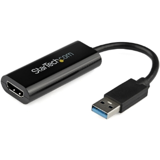 Picture of StarTech.com USB 3.0 to HDMI Adapter, 1080p Slim USB to HDMI Display Adapter Converter for Monitor, External Graphics Card, Windows Only