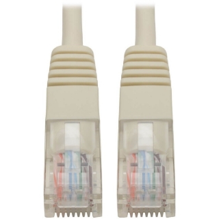 Picture of Tripp Lite 3ft Cat5e / Cat5 350MHz Molded Patch Cable RJ45 M/M White 3'